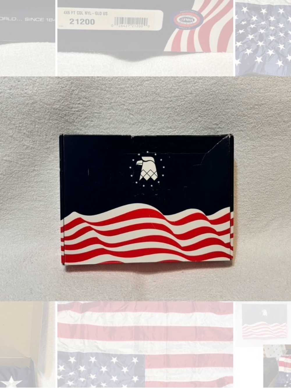 4x6 Vintage Annin Maine State American Flag Made in USA